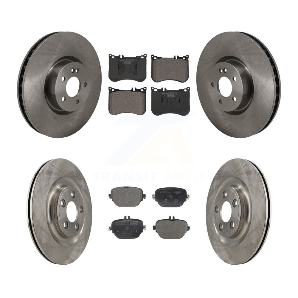 Front Rear Disc Brake Rotors And Ceramic Pads Kit For Mercedes-Benz E53 AMG K8T-105897