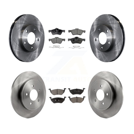 Front Rear Disc Brake Rotors And Ceramic Pads Kit For Mercury Mariner K8T-105898