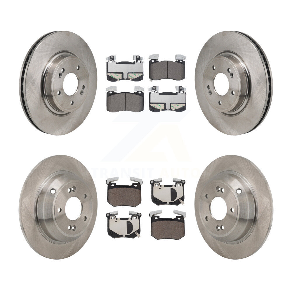 Front Rear Disc Brake Rotors Ceramic Pad Kit For 2023 Genesis G70 2.0L With Brembo Brakes K8T-105911
