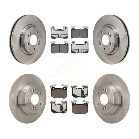Front Rear Disc Brake Rotors Ceramic Pad Kit For 2023 Genesis G70 2.0L With Brembo Brakes K8T-105911