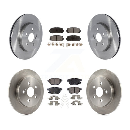 Front Rear Disc Brake Rotors And Ceramic Pads Kit For 2019 Toyota Prius Prime From 05 19 K8T-105912