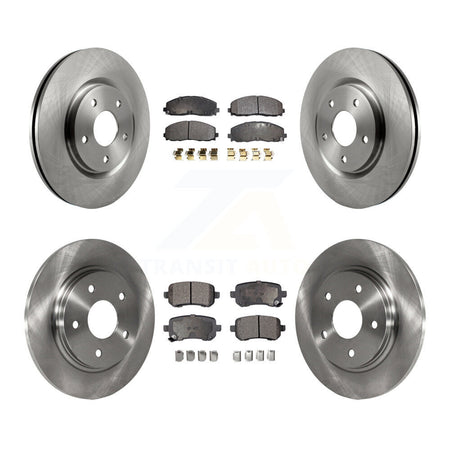 Front Rear Disc Brake Rotors And Ceramic Pads Kit For Volkswagen Routan K8T-105913