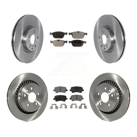 Front Rear Disc Brake Rotors & Ceramic Pad Kit For 2016 Volvo XC60 To Chassis VIN #785803 K8T-105915