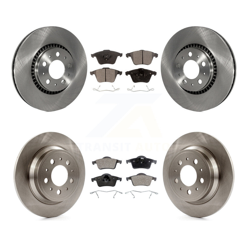 Front Rear Brake Rotor Ceramic Pad Kit For Volvo S60 2.5T With 305mm Diameter K8T-105916