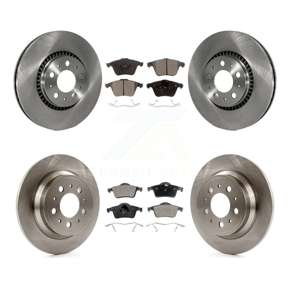 Front Rear Brake Rotor Ceramic Pad Kit For Volvo S60 2.5T With 305mm Diameter K8T-105916