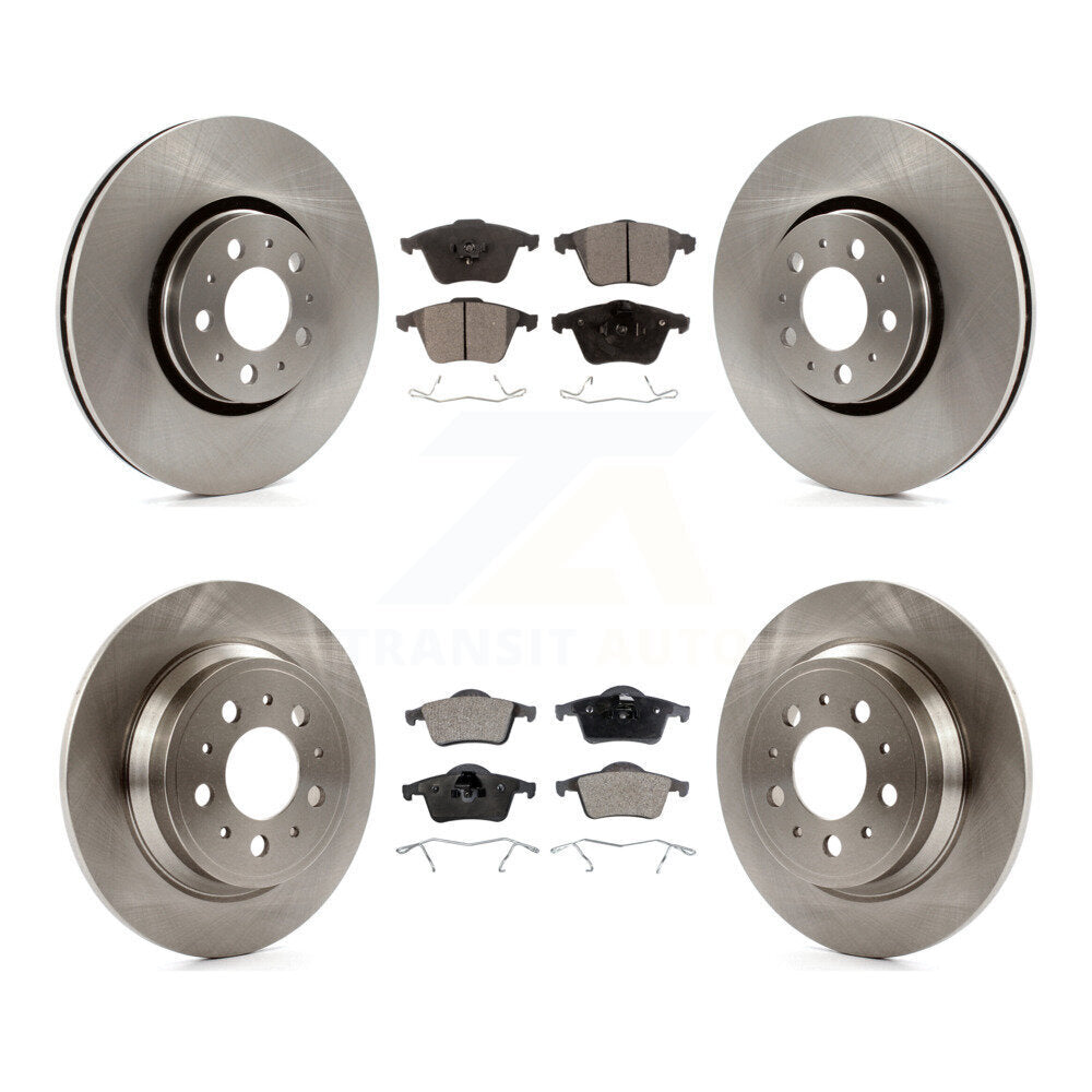 Front Rear Brake Rotor Ceramic Pad Kit For Volvo S60 2.5T With 316mm Diameter K8T-105917