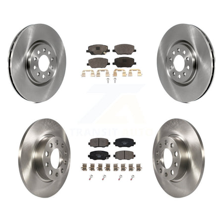 Front Rear Brake Rotor Ceramic Pad Kit For 2023 Dodge Hornet Without Red Painted Calipers K8T-105921