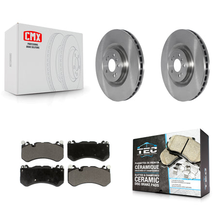Front Disc Brake Rotors And Ceramic Pads Kit For Mercedes-Benz ML63 AMG K8T-105924