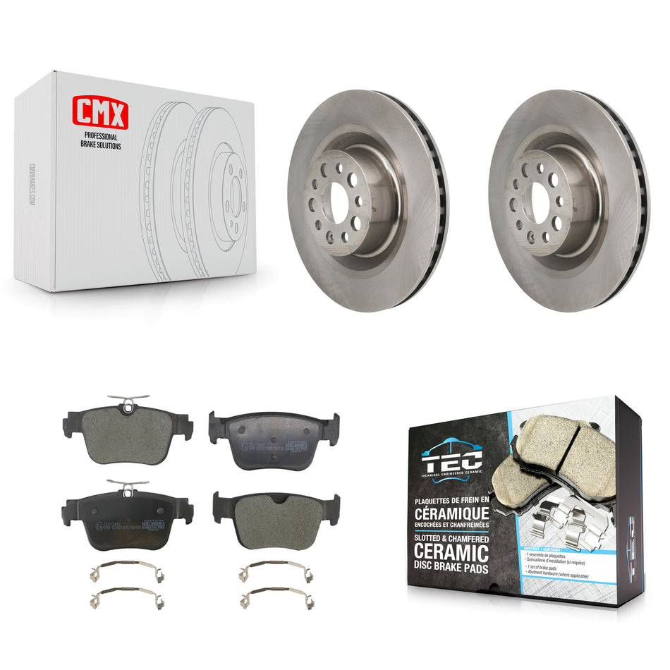 Front Disc Brake Rotors And Ceramic Pads Kit For Tesla S K8T-105930