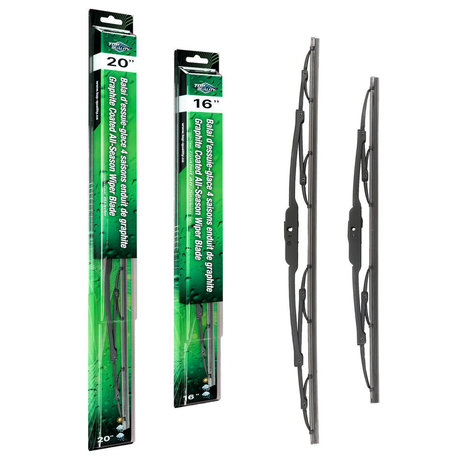 Top Quality OE Replacement All Season 20 & 16 Inch Universal J-Hook Wiper Blades Kit For K90-100040
