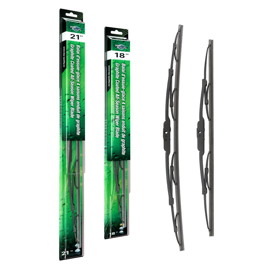 Top Quality OE Replacement All Season 21 & 18 Inch Universal J-Hook Wiper Blades Kit For K90-100080