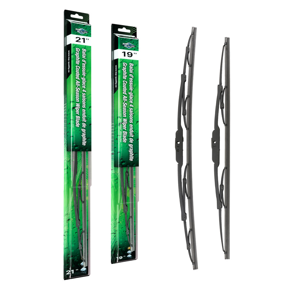 Top Quality OE Replacement All Season 21 & 19 Inch Universal J-Hook Wiper Blades Kit For K90-100108