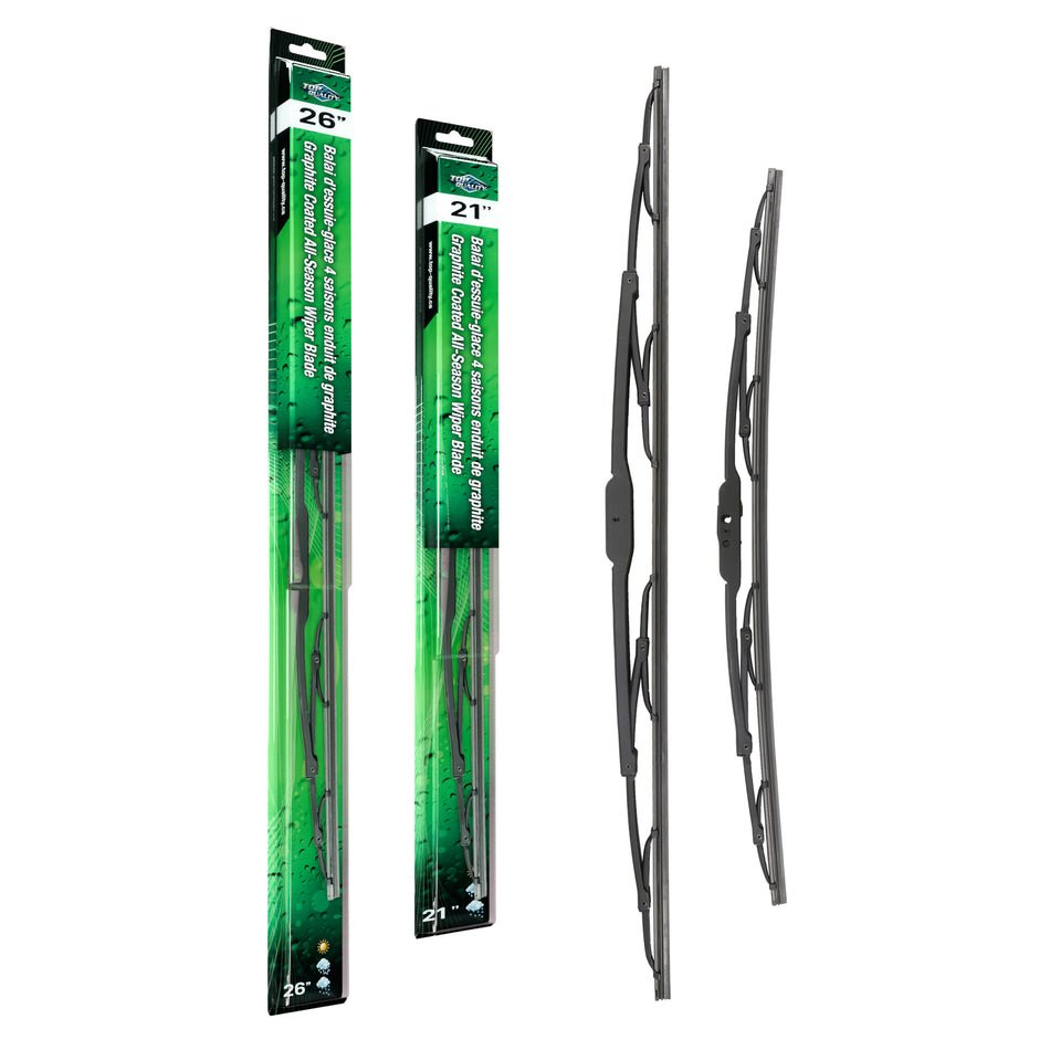 Top Quality OE Replacement All Season 26 & 21 Inch Universal J-Hook Wiper Blades Kit For K90-100148