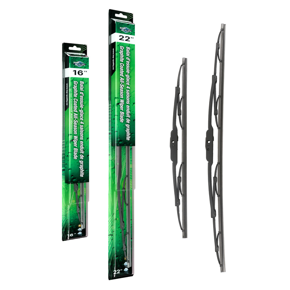 Top Quality OE Replacement All Season 16 & 22 Inch Universal J-Hook Wiper Blades Kit For K90-100159