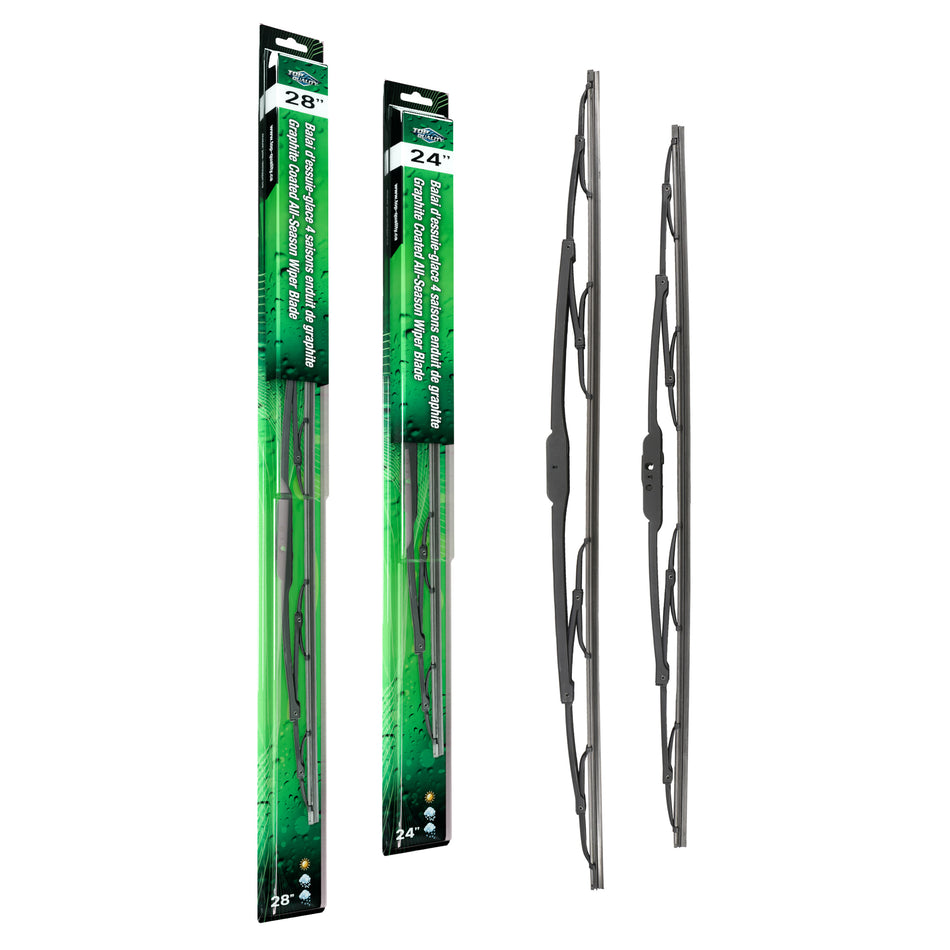 Top Quality OE Replacement All Season 28 & 12 Inch Universal J-Hook Wiper Blades Kit For K90-100176