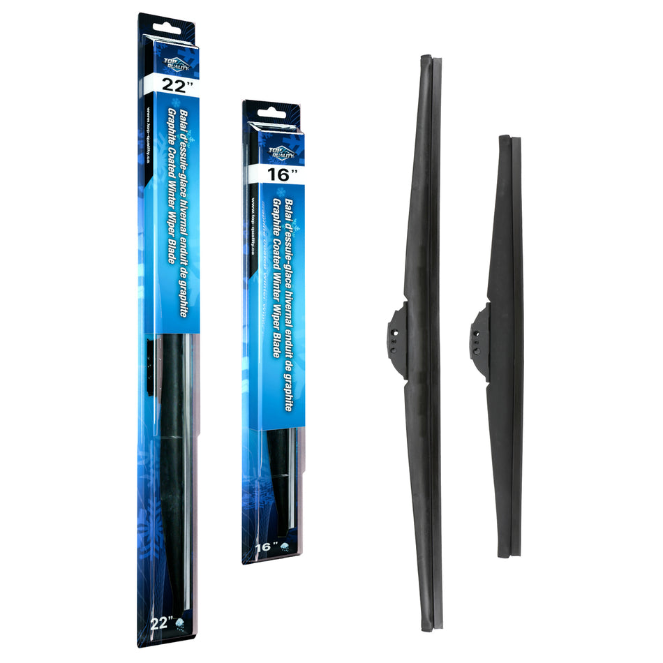 Top Quality Winter 22 & 16 Inch Universal J-Hook Wiper Blades Kit For Hyundai Accent Kia K90-100418