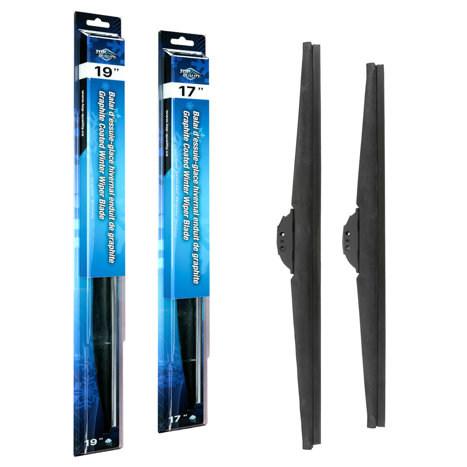Top Quality Winter 19 & 17 Inch Universal J-Hook Wiper Blades Kit For Mitsubishi Mirage K90-100436
