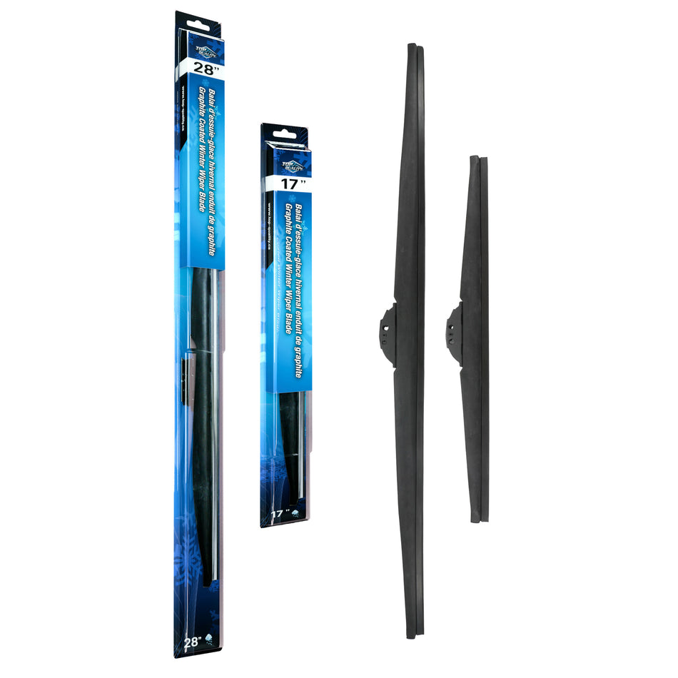 Top Quality Winter 28 & 17 Inch Universal J-Hook Wiper Blades Kit For Nissan Altima K90-100441