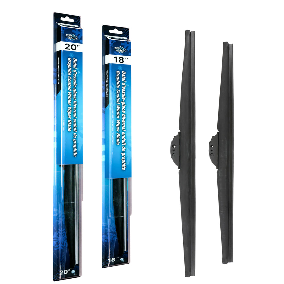 Top Quality Winter 20 & 18 Inch Universal J-Hook Wiper Blades Kit For Ford Toyota Corolla K90-100466
