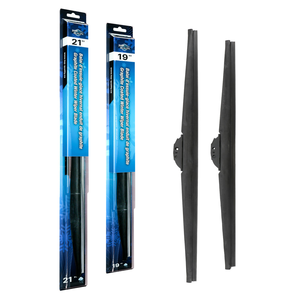 Top Quality Winter 21 & 19 Inch Universal J-Hook Wiper Blades Kit For Honda Civic Mazda 3 K90-100489
