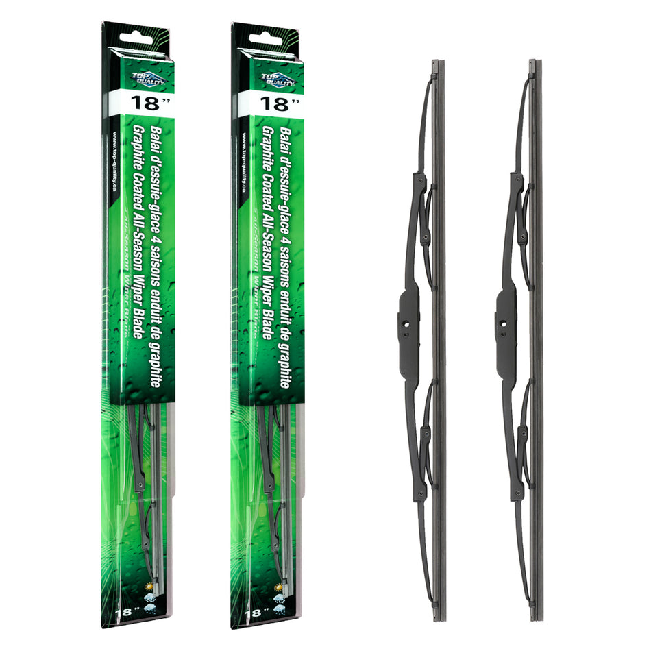 Top Quality OE Replacement All Season 18 Inch Universal J-Hook Wiper Blades Pair For K90-100561
