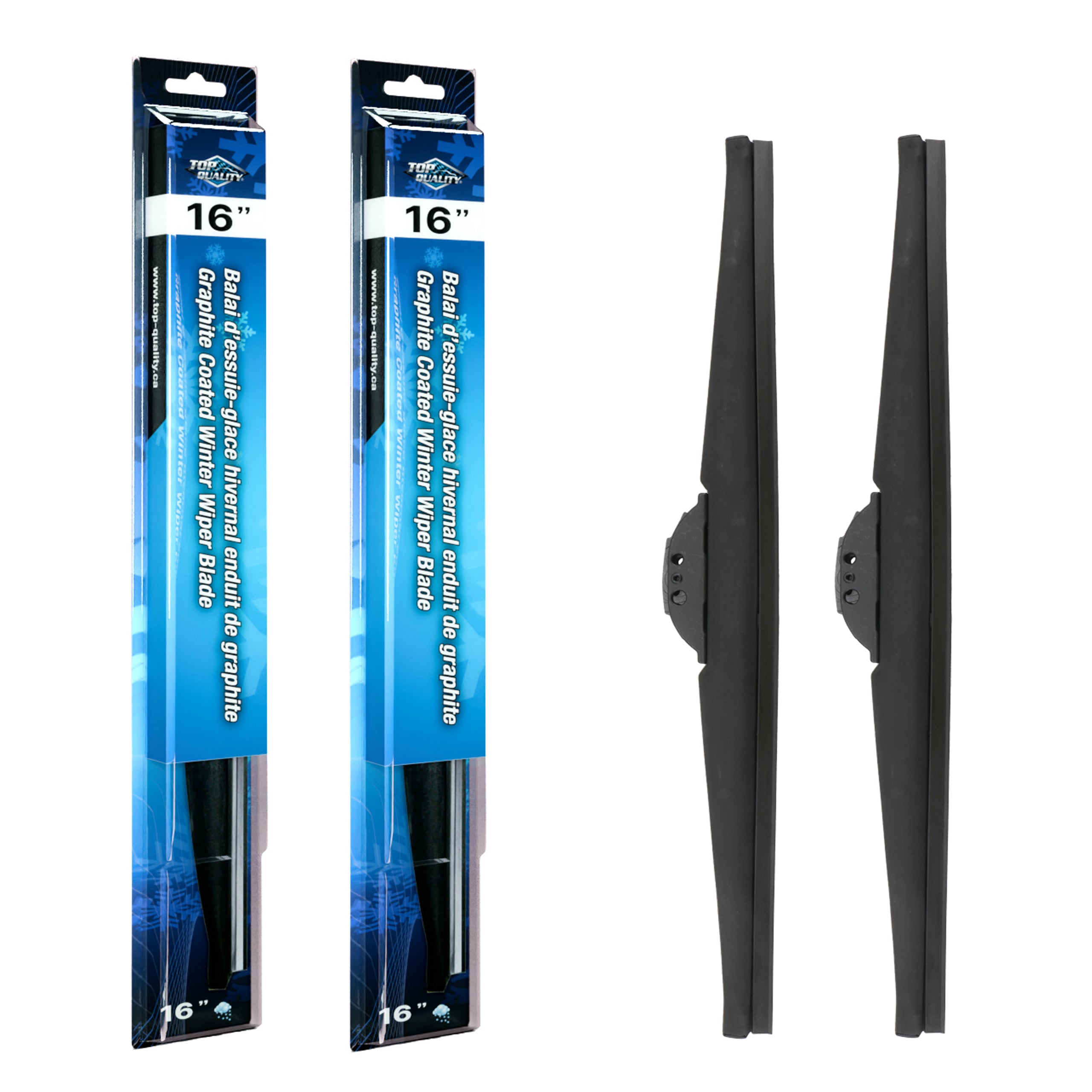Top Quality Winter 16 Inch Universal J-Hook Wiper Blades Pair For Jeep Wrangler Ford K90-100585