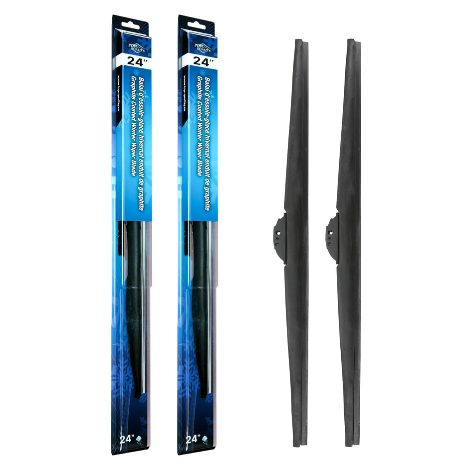 Top Quality Winter 24 Inch Universal J-Hook Wiper Blades Pair For Dodge Ram 1500 MPV K90-100592