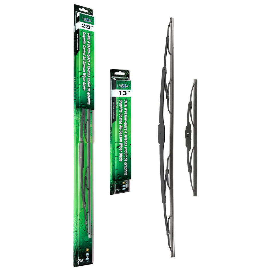 Top Quality OE Replacement All Season 28 & 13 Inch Universal J-Hook Wiper Blades Kit For K90-100609