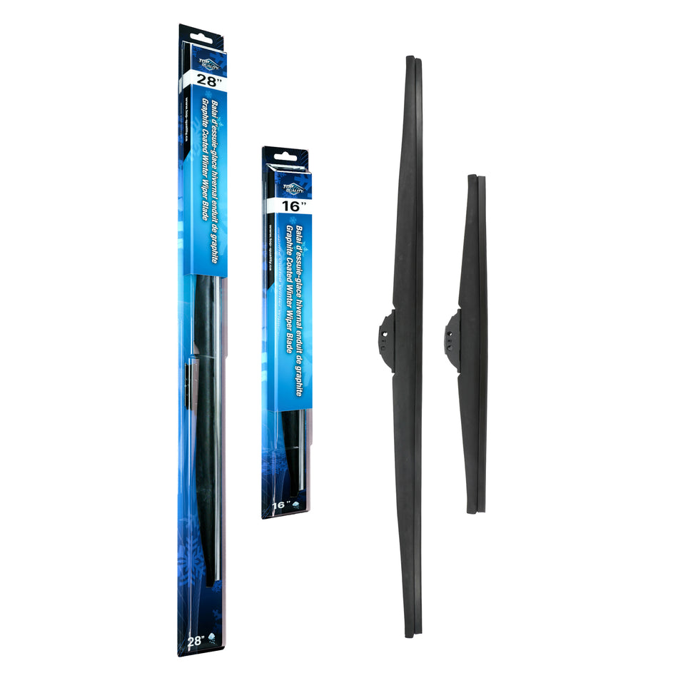 Top Quality Winter 28 & 16 Inch Universal J-Hook Wiper Blades Kit For Nissan Altima K90-100616