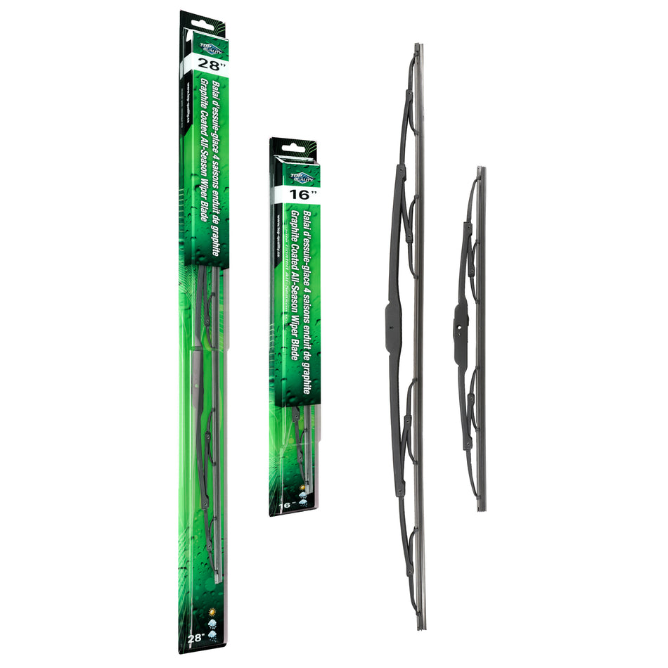 Top Quality OE Replacement All Season 28 & 16 Inch Universal J-Hook Wiper Blades Kit For K90-100621