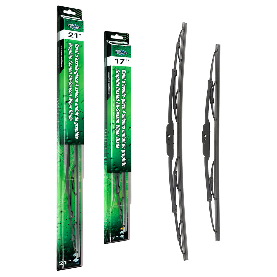 Top Quality OE Replacement All Season 21 & 17 Inch Universal J-Hook Wiper Blades Kit For K90-100636