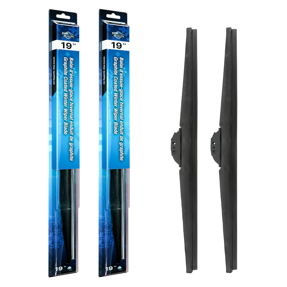 Top Quality Winter 19 Inch Universal J-Hook Wiper Blades Pair Kit For 83-86 Toyota Camry K90-100676