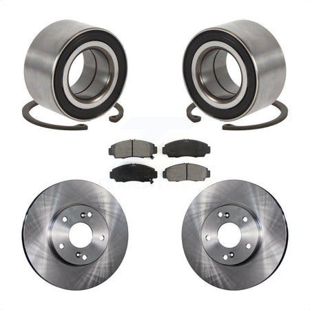 Front Wheel Bearing Brake Rotor Pads Kit For Honda Accord With 282mm Diameter KBB-102662