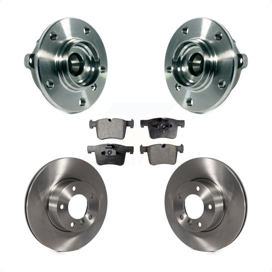 Front Hub Bearing Assembly With Disc Brake Rotors And Ceramic Pads Kit For BMW 328i xDrive 320i 428i Gran Coupe GT 228i 328d KBB-114132