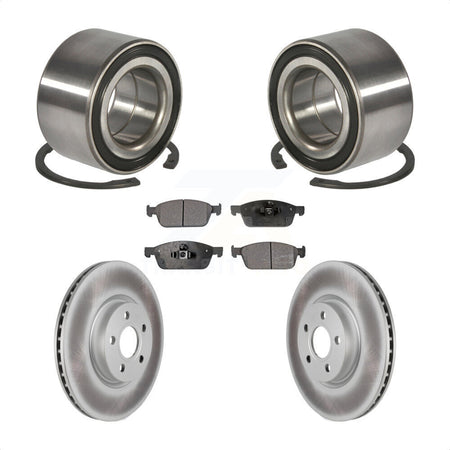 Front Wheel Bearing Coated Disc Brake Rotors And Pads Kit For Ford Transit Connect KBB-118504