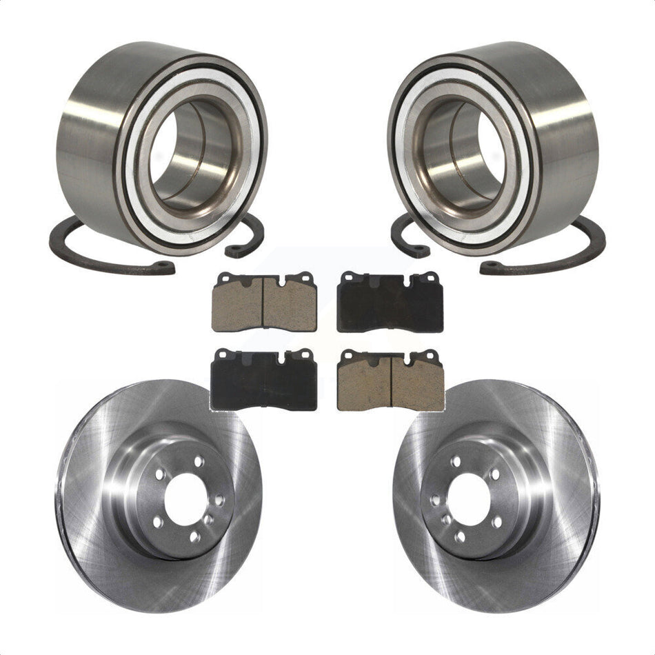 Front Wheel Bearing Disc Brake Rotor Pads Kit For 2006-2009 Land Rover Range Supercharged KBB-118884