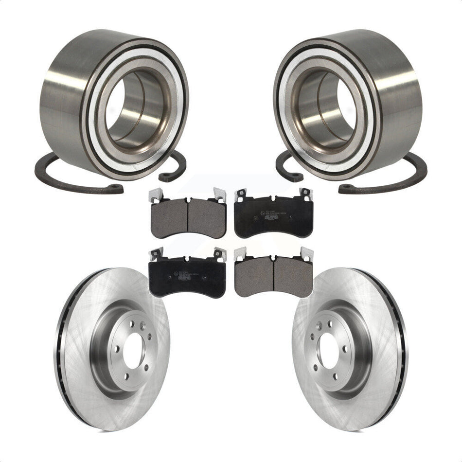 Front Wheel Bearing With Disc Brake Rotors And Ceramic Pads Kit For Land Rover Range Sport Discovery KBB-123032