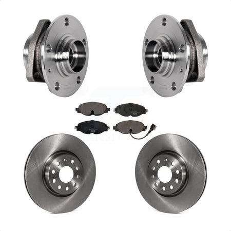 Front Hub Bearing Assembly Disc Brake Rotors And Pads Kit For Audi A3 Sportback e-tron KBB-123393