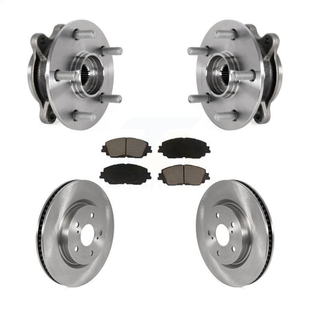 Front Hub Bearing Assembly Disc Brake Rotor & Pad Kit For Toyota Camry Lexus ES250 Avalon KBB-123448