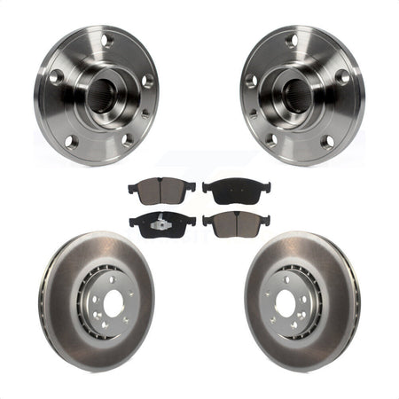 Front Hub Bearing Coat Brake Rotor Pad Kit For Volvo XC60 With 328mm Diameter KBB-125879