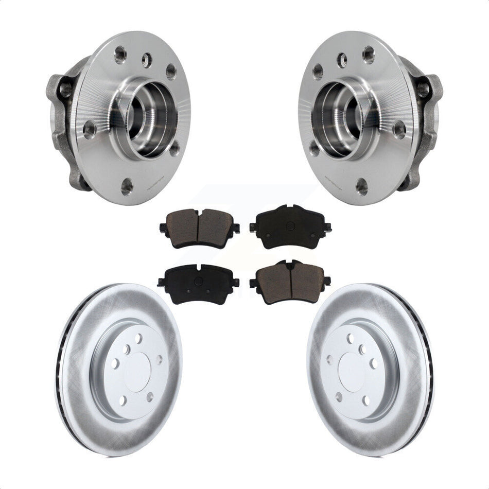 Front Hub Bearing Assembly Coated Disc Brake Rotors And Pads Kit For Mini Cooper Clubman KBB-125891