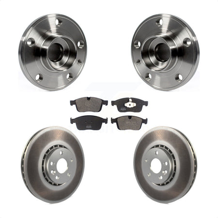 Front Hub Bearing Coat Brake Rotor Pad Kit For Volvo XC60 With 328mm Diameter KBB-126034