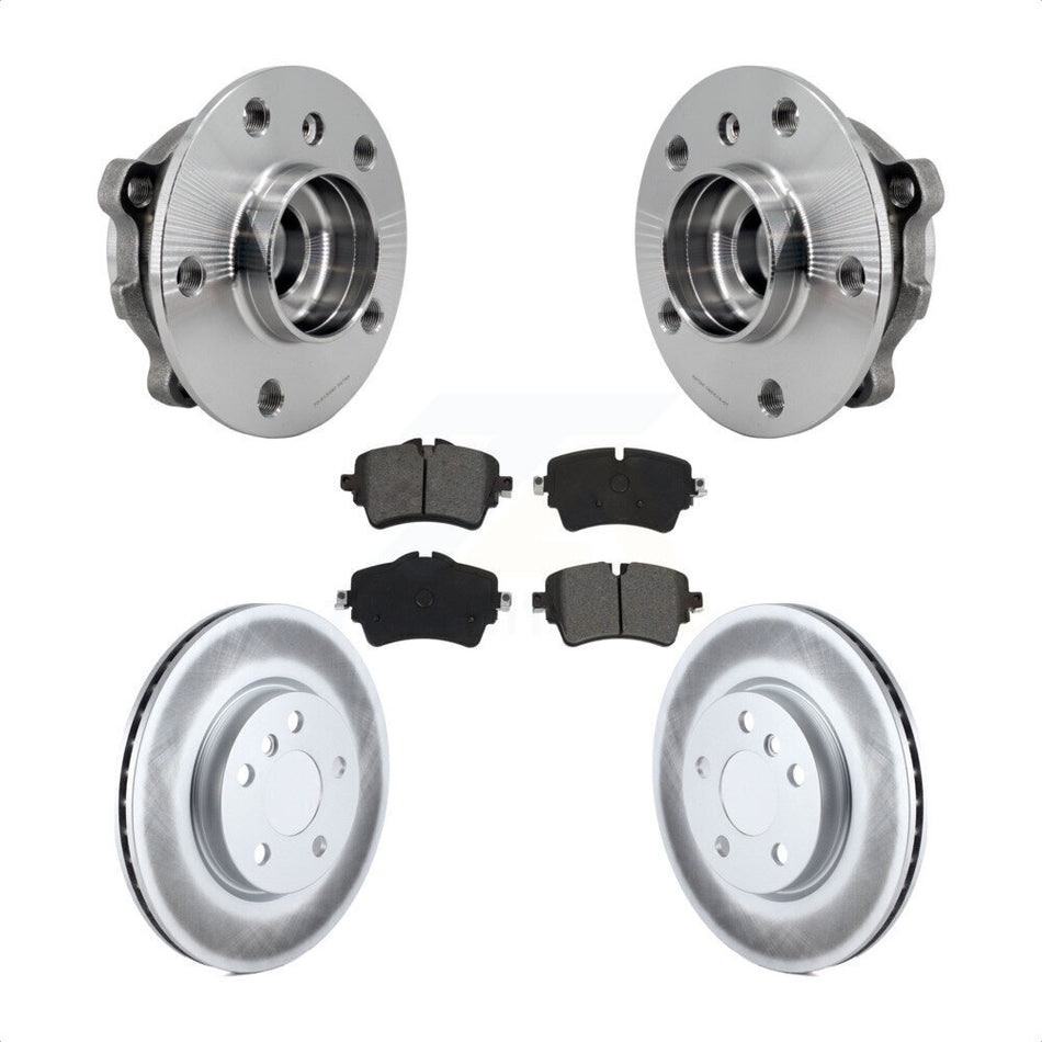 Front Hub Bearing Assembly Coated Disc Brake Rotors And Pads Kit For Mini Cooper Clubman KBB-126141