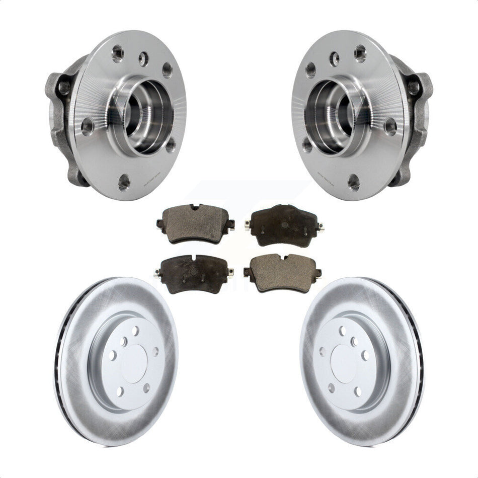 Front Hub Bearing Assembly Coated Disc Brake Rotors And Pads Kit For Mini Cooper Clubman KBB-126291