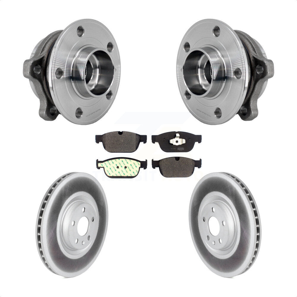 Front Hub Bearing Coat Brake Rotor Pads Kit For Volvo XC60 XC90 S60 XC40 Recharge V60 V90 KBB-127316