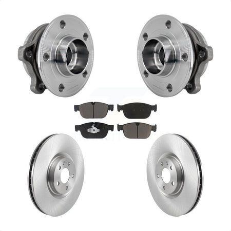 Front Hub Bearing Brake Rotor Pad Kit For Volvo XC60 XC90 S60 XC40 Recharge V60 V90 Cross KBB-127478