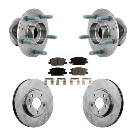 Front Hub Bearing Assembly Disc Brake Rotor And Pad Kit For Chevrolet Equinox GMC Terrain KBB-127527