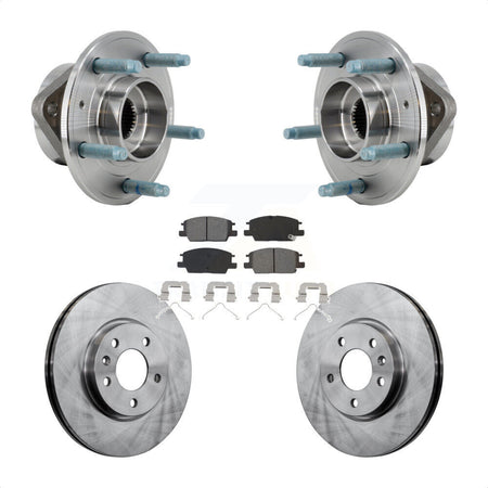 Front Hub Bearing Assembly Disc Brake Rotor And Pad Kit For Chevrolet Equinox GMC Terrain KBB-127542