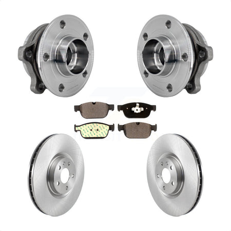 Front Hub Bearing Brake Rotor Pad Kit For Volvo XC60 XC90 S60 XC40 Recharge V60 V90 Cross KBB-127557