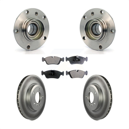 Front Hub Bearing Coated Brake Rotor Pad Kit For BMW 320i With 325mm Diameter KBB-128028